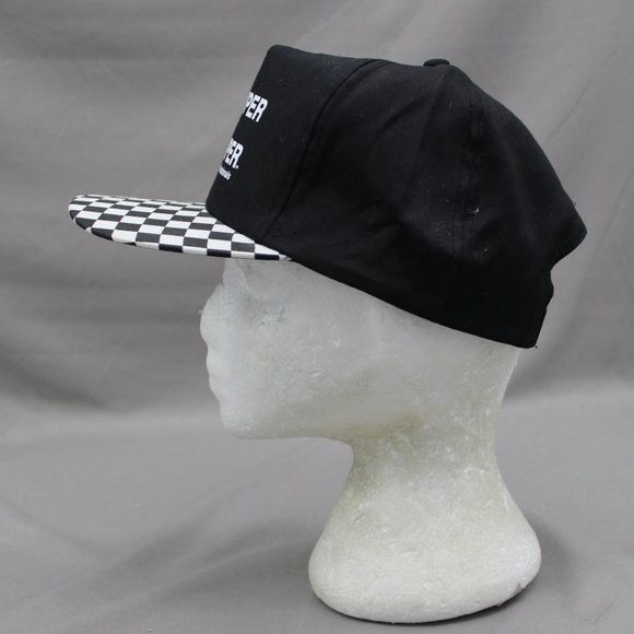 Vintage Baseball Hat - Bumper to Bumper Checkerboard Brim - Adult Sanpback - Picture 4 of 8